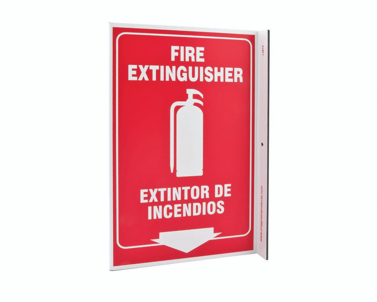 ZING Safety Sign, Fire Extinguisher Bilingual L - official Zing product image 1