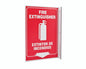ZING Safety Sign, Fire Extinguisher Bilingual L - official Zing product image 1