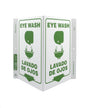 ZING Safety Sign, Eye Wash Bilingual V - official Zing product image 1