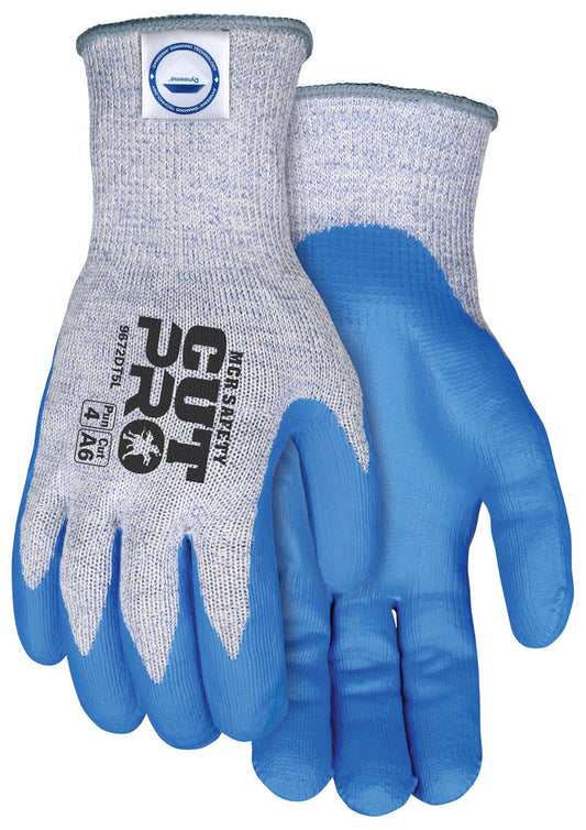 9672DT5 - MCR Safety CutPro® - 10 Gauge Cut Resistant Work Gloves - Dyneema® Diamond Technology with Steel Shell - Nitrile Foam Coated Palm and Fingertips - Micro-particle Boosted, High Strength fiber Provides Cool Touch Comfort and Durability