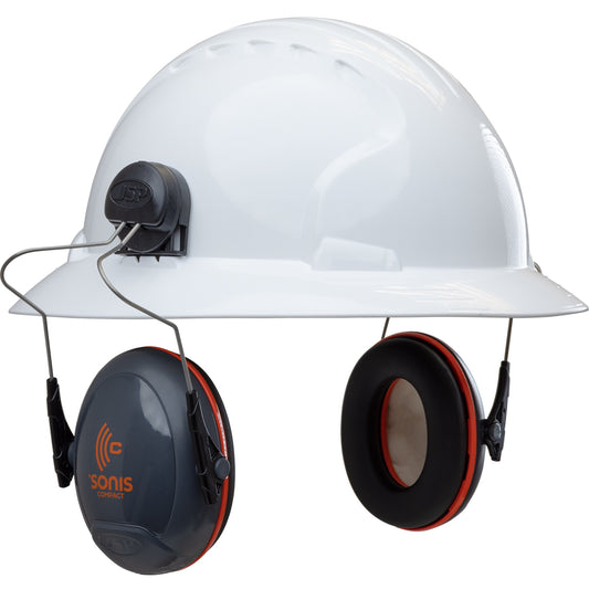 Sonis® Compact: Full Brim Mounted Passive Ear Muff - NRR 24