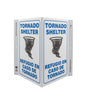ZING Safety Sign, Tornado Shelter Bilingual V - official Zing product image 1