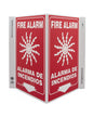ZING Safety Sign, Fire Alarm Bilingual V - official Zing product image 1