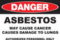 ZING Sign, Danger, Confined Space 10X14 In. Plastic.. - 2977