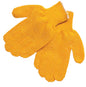 9675 - Honey Grip® Work Gloves - Orange Acrylic/Polyester String Knit - PVC Honeycomb Criss-Cross Grip - Uncured PVC Adds Excellent Gripping Power