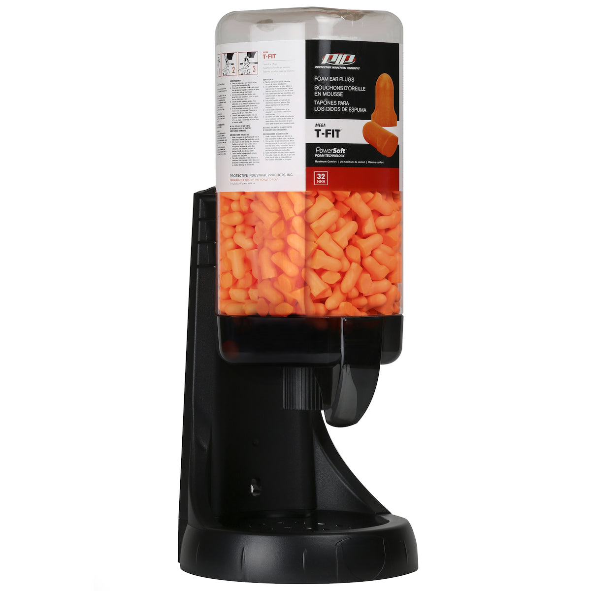 PIP®: Prefilled Mega T-Fit™ Ear Plug Dispenser - 500 Pairs