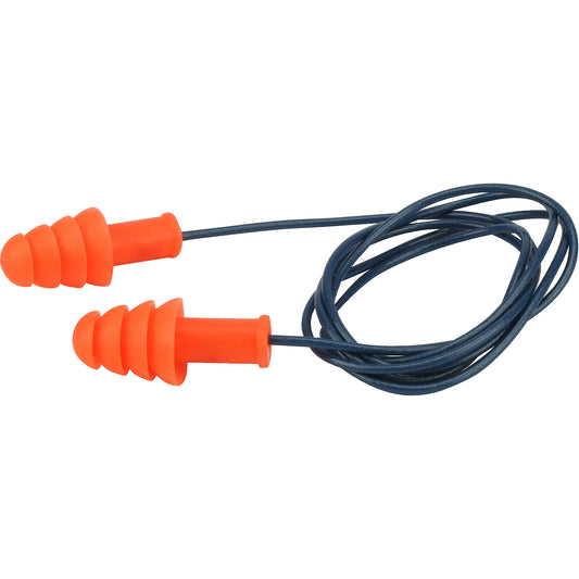 PIP®: Metal Detectable Reusable TPR Corded Ear Plugs - NRR 27
