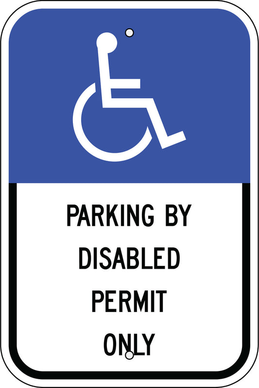 ZING Florida Handicapped Parking Sign, 18X12 - official Zing product image 1