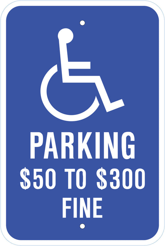 ZING Missouri, Handicapped Parking Sign, 18X12 - official Zing product image 1