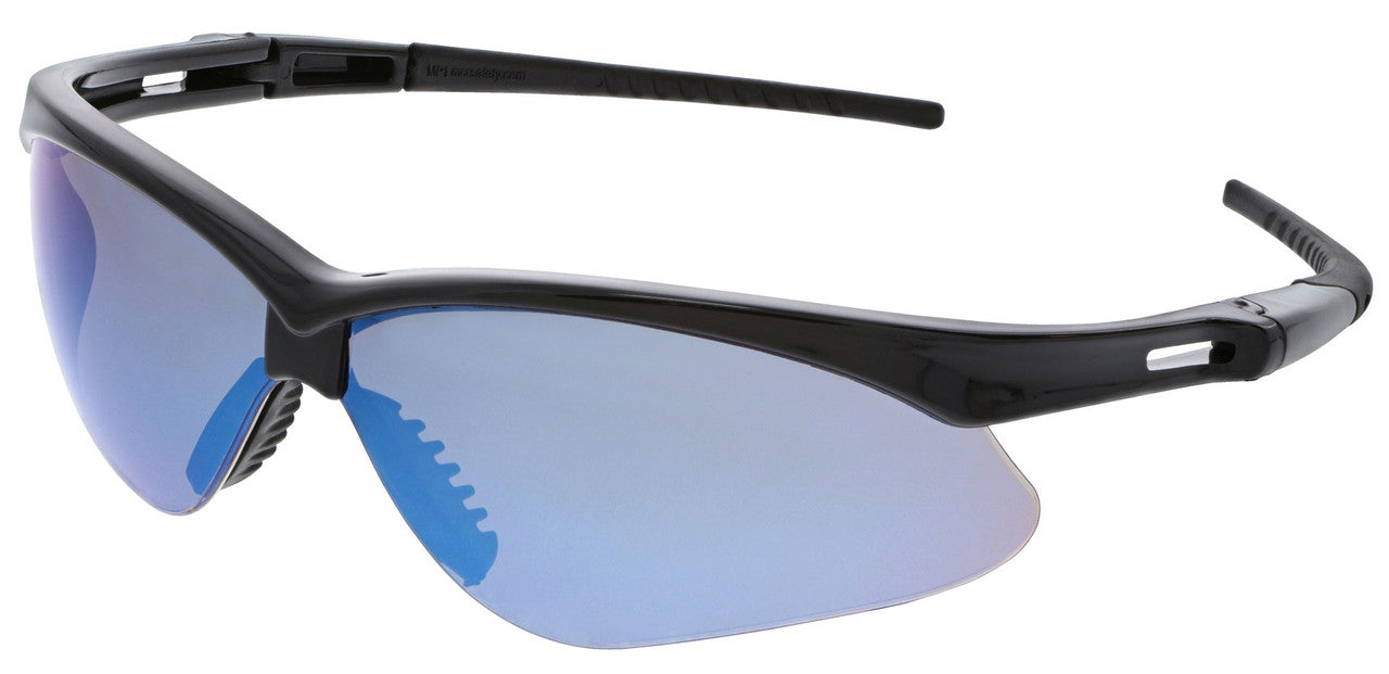 MCR Safety MP1 - Memphis MP1 Series Safety Glasses - Wrap Around Lens Design - Soft, Flexible TPR Nose Pad and Temples Sleeves — manufacturer image 2