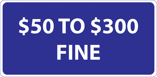 ZING Missouri (), Handicapped Fine Sign, 6X12 - official Zing product image 1