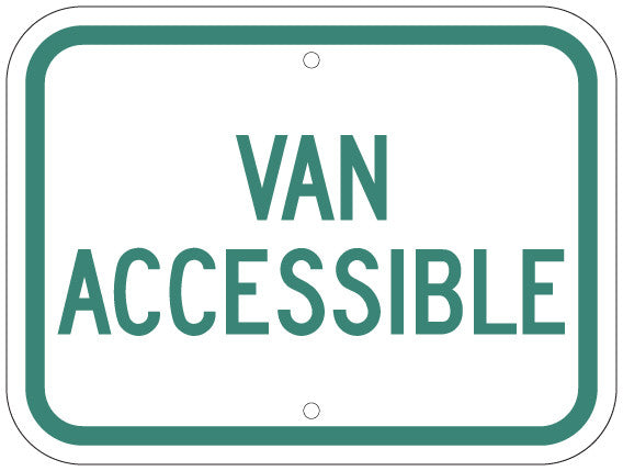 ZING North Carolina, Handicapped Penalty Sign, 9X12 - official Zing product image 1