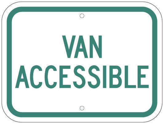 ZING North Carolina, Handicapped Penalty Sign, 9X12 - official Zing product image 1