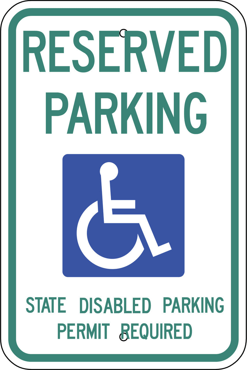 ZING Washington, Handicapped Parking Sign, 18X12 - official Zing product image 1