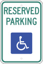 ZING Wyoming, Handicapped Parking Sign, 24X18 - official Zing product image 1