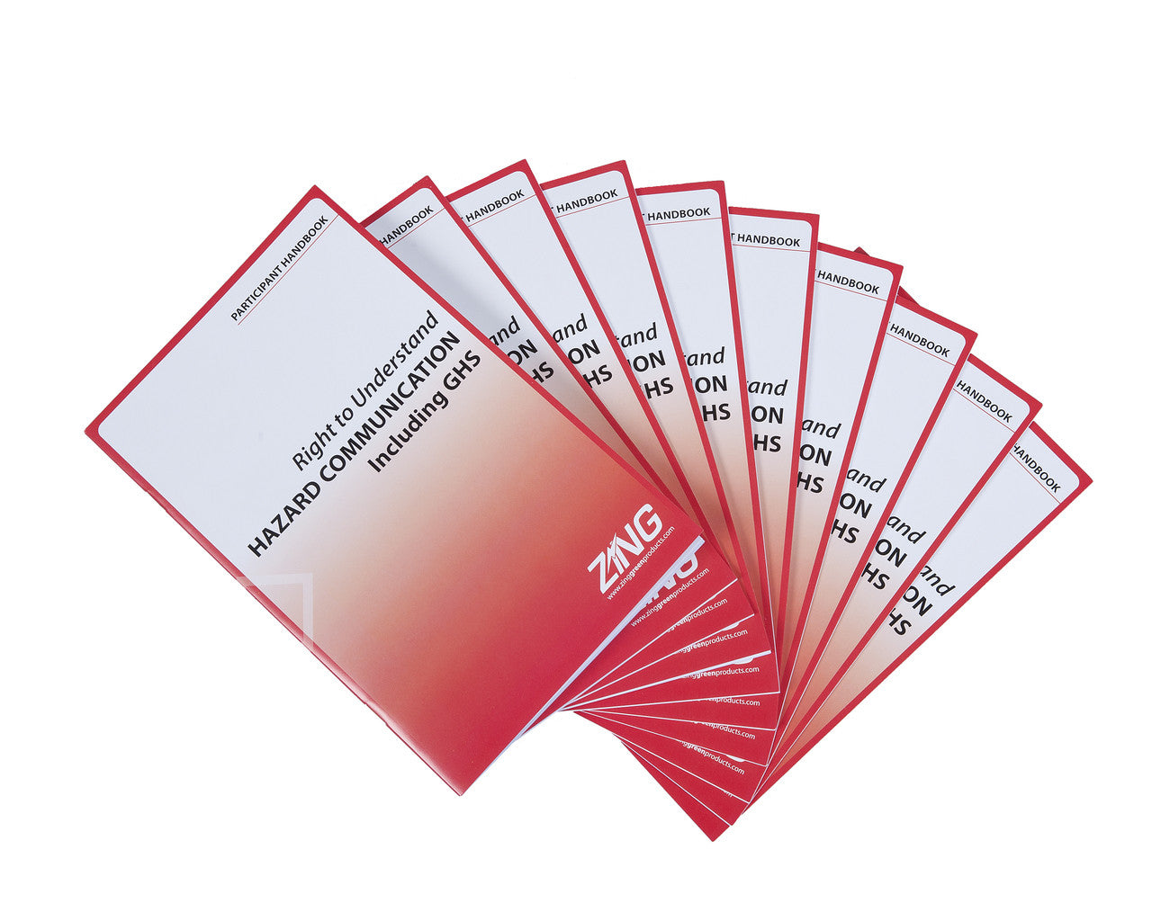 ZING GHS-SDS Training Booklet - 10 Pack English - official Zing product image 1
