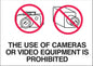 ZING Security Sign, No Video Equipment, 10X14 Al - official Zing product image 1