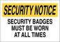 Eco Security Sign, 10X14