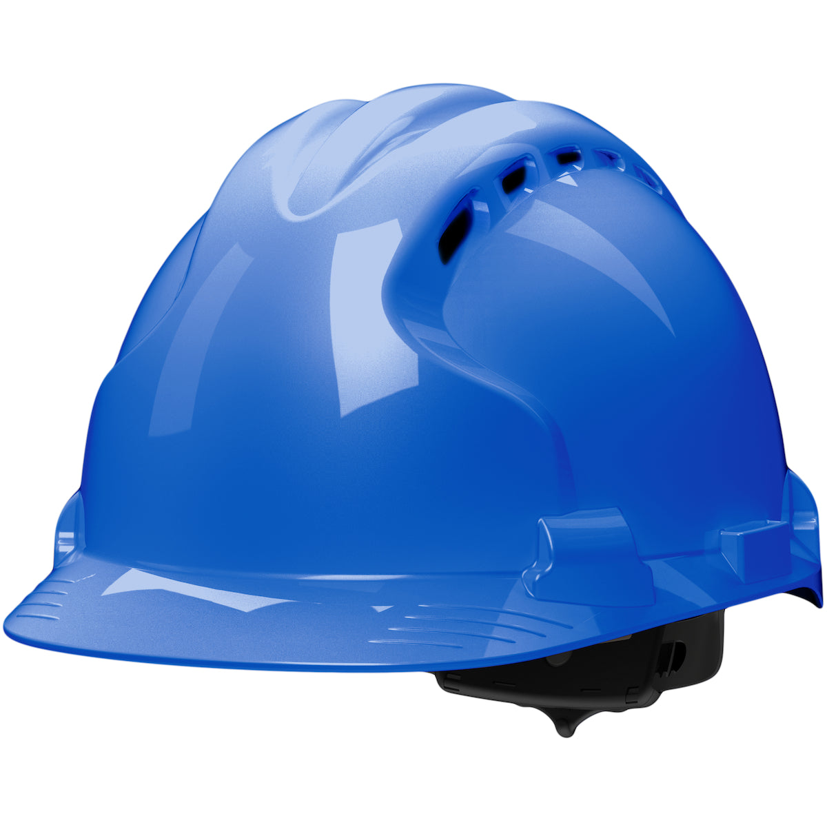 JSP 280-AHS150V – Vented, Type II Hard Hat with HDPE Shell, EPS Impact Liner, Polyester Suspension and Wheel Ratchet Adjustment