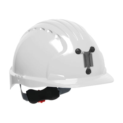 PIP JSP 280-EV6151M Standard Brim Mining Hard Hat with HDPE Shell, 6-Point Polyester Suspension and Wheel Ratchet Adjustment