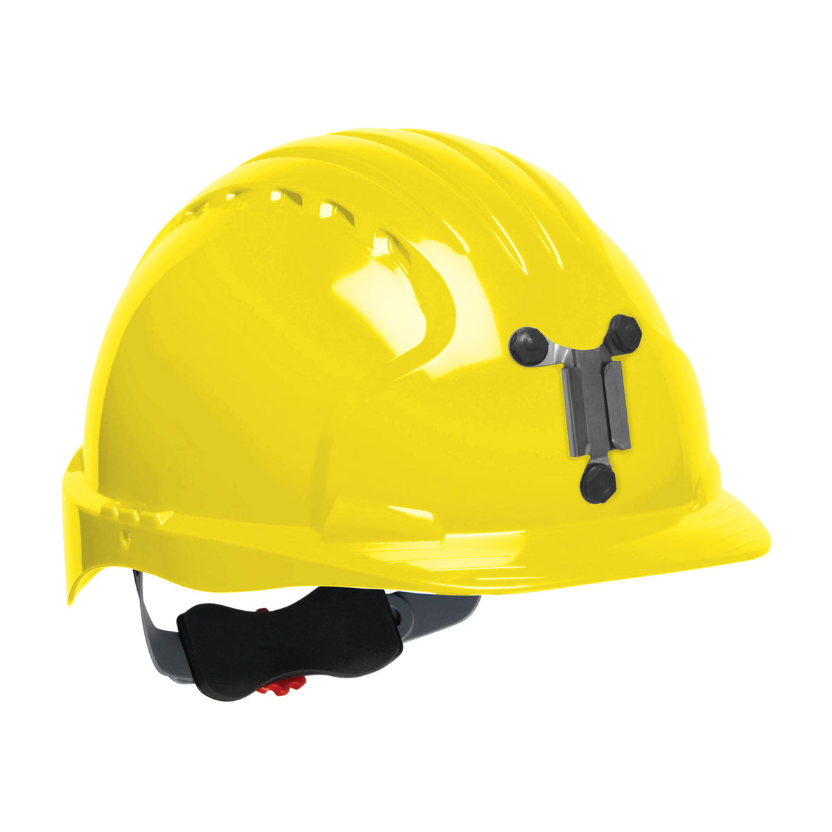 PIP JSP 280-EV6151M Standard Brim Mining Hard Hat with HDPE Shell, 6-Point Polyester Suspension and Wheel Ratchet Adjustment