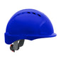 JSP 280-EV6151SV – Vented, Short Brim Hard Hat with HDPE Shell, 6-Point Polyester Suspension and Wheel Ratchet Adjustment