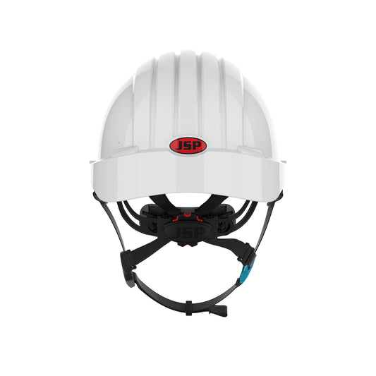 PIP JSP 280-EV6252V-CH Vented, Cap Style Safety Helmet with HDPE Shell, 4-Point Chinstrap, 6-Point Suspension and Wheel Ratchet Adjustment