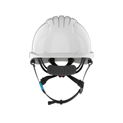 PIP JSP 280-EV6252V-CH Vented, Cap Style Safety Helmet with HDPE Shell, 4-Point Chinstrap, 6-Point Suspension and Wheel Ratchet Adjustment