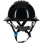 JSP 280-EV6262-CH – Full Brim Safety Helmet with HDPE Shell, 4-Point Chinstrap, 6-Point Suspension and Wheel Ratchet Adjustment