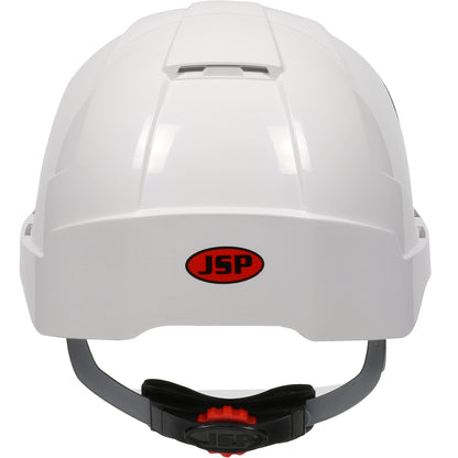 PIP JSP 280-EVSV Type I, Vented Industrial Safety Helmet with Lightweight ABS Shell, Integrated ANSI Z87.1 Faceshield, 6-Point Polyester Suspension an