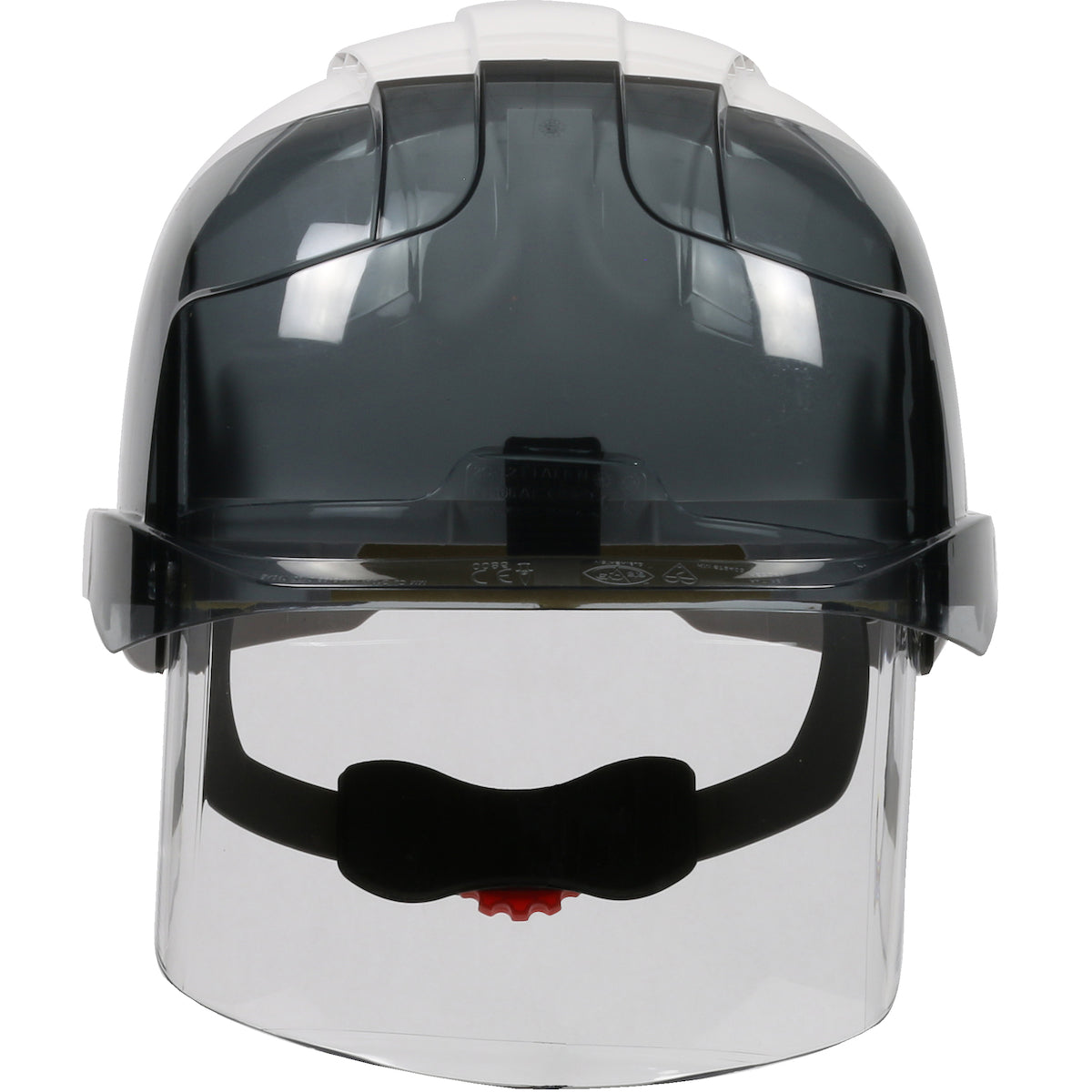 PIP JSP 280-EVSV Type I, Vented Industrial Safety Helmet with Lightweight ABS Shell, Integrated ANSI Z87.1 Faceshield, 6-Point Polyester Suspension an