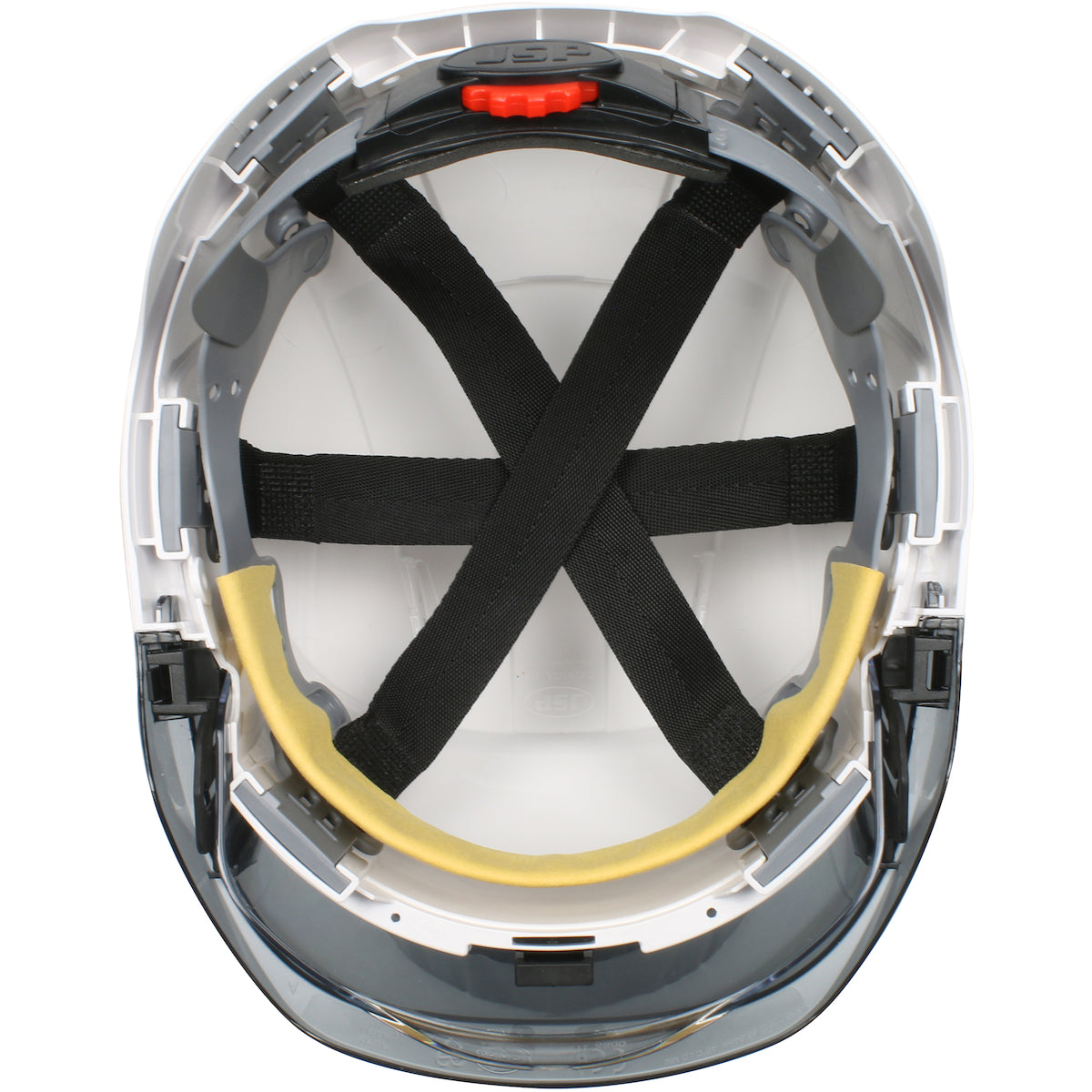 PIP JSP 280-EVSV Type I, Vented Industrial Safety Helmet with Lightweight ABS Shell, Integrated ANSI Z87.1 Faceshield, 6-Point Polyester Suspension an