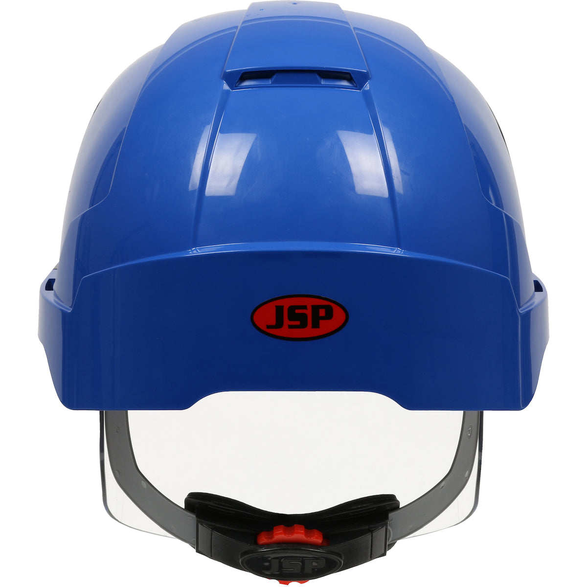 PIP JSP 280-EVSV Type I, Vented Industrial Safety Helmet with Lightweight ABS Shell, Integrated ANSI Z87.1 Faceshield, 6-Point Polyester Suspension an
