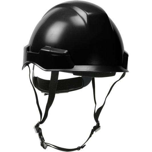 Dynamic 280-HP141R – Industrial Climbing Helmet with Polycarbonate / ABS Shell, Nylon Suspension, Wheel Ratchet Adjustment and 4-Point Chin Strap