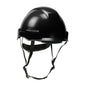 Dynamic 280-HP142R – Industrial Climbing Helmet with Polycarbonate / ABS Shell, Hi-Density Foam Impact Liner, Nylon Suspension, Wheel Ratchet Adjustment and 4-Point Chin Strap