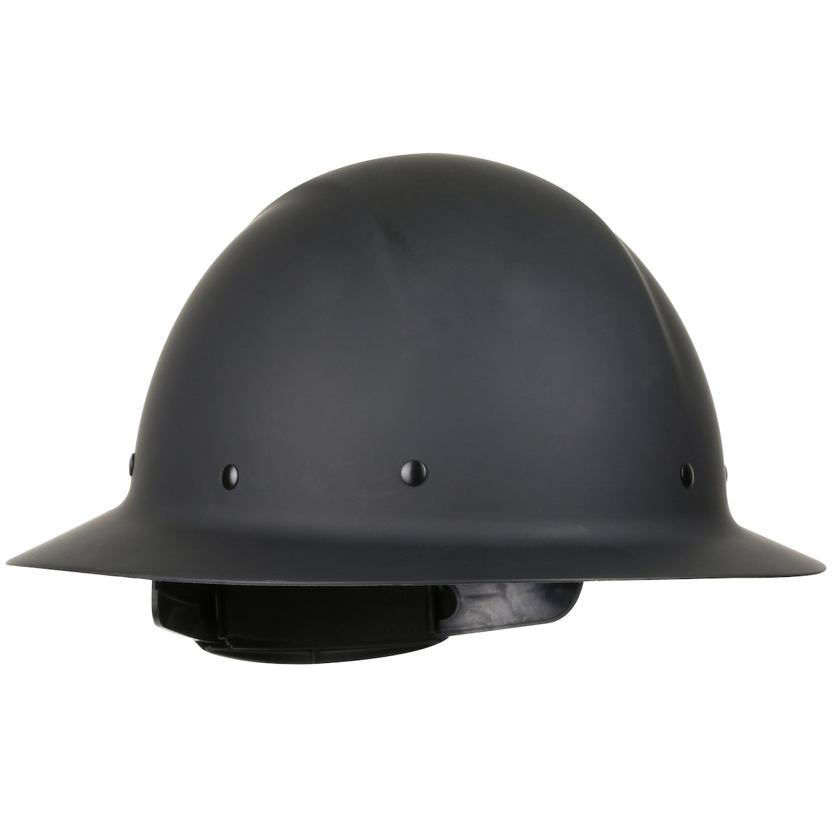 PIP 280-HP1481R – Full Brim Smooth Dome Hard Hat with Fiberglass Resin Shell, 8-Point Riveted Textile Suspension and Wheel-Ratchet Adjustment