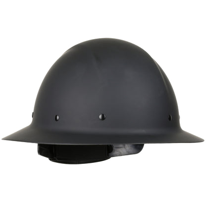PIP 280-HP1481R – Full Brim Smooth Dome Hard Hat with Fiberglass Resin Shell, 8-Point Riveted Textile Suspension and Wheel-Ratchet Adjustment