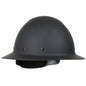 PIP 280-HP1481R – Full Brim Smooth Dome Hard Hat with Fiberglass Resin Shell, 8-Point Riveted Textile Suspension and Wheel-Ratchet Adjustment