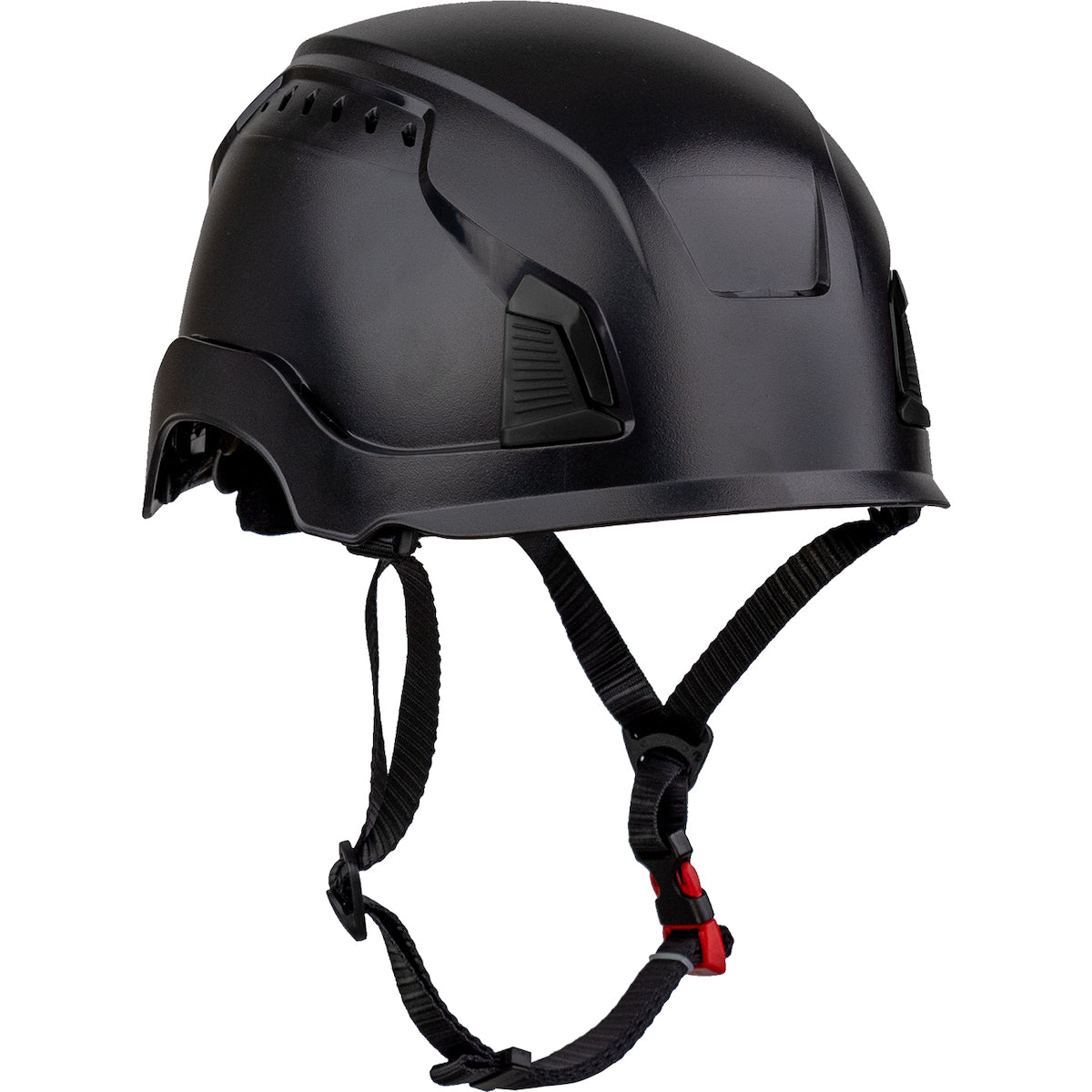 PIP 280-HP1490RV – Vented, Industrial Climbing Helmet, Type I, ABS Shell, EPS Foam Impact Liner, Wheel Ratchet Adjustment, with 4-Point Chin Strap