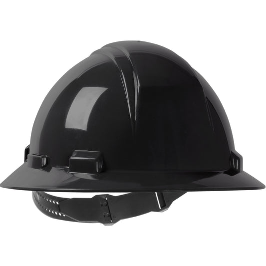 Dynamic 280-HP641 – Full Brim Hard Hat with HDPE Shell, 4-Point Textile Suspension and Pin-Lock Adjustment