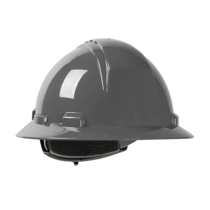 Dynamic 280-HP641RV – Vented, Full Brim Hard Hat with HDPE Shell, 4-Point Textile Suspension and Wheel Ratchet Adjustment