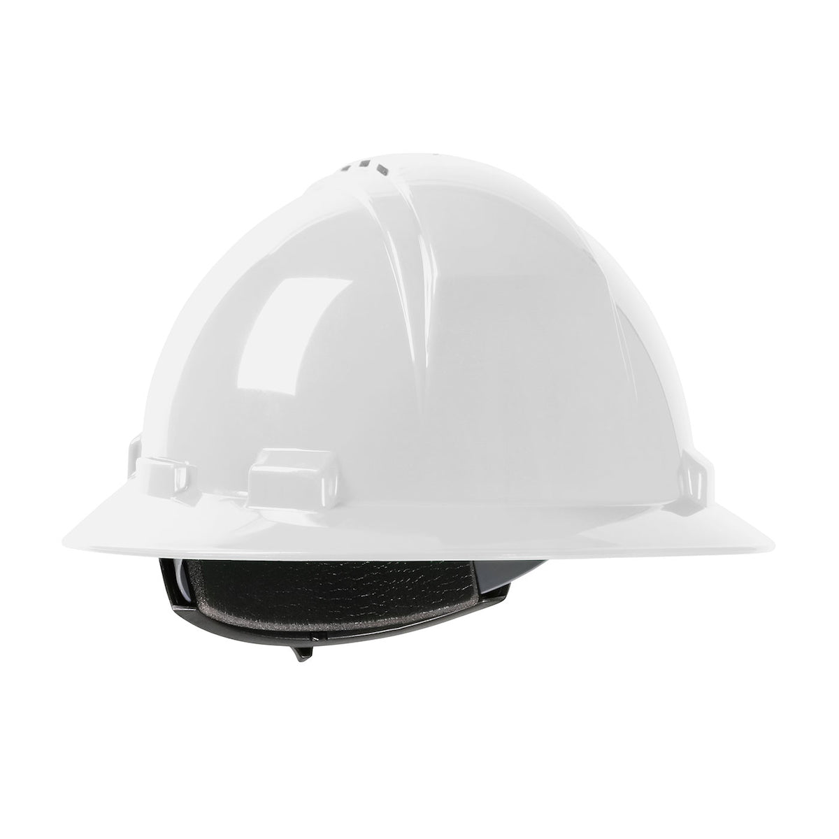 PIP 280-HP642RV Type II Full Brim Hard Hat with HDPE Shell, 4-Point Textile Suspension and Wheel Ratchet Adjustment