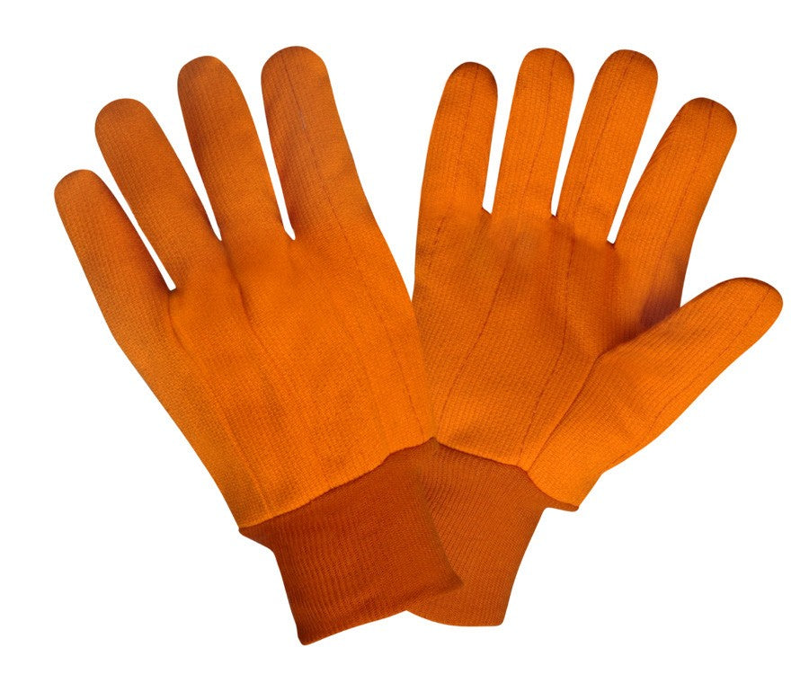 Cordova HI-VIS Orange Double Palm, Polyester/cot #2800CD