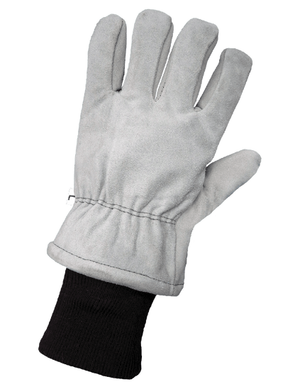 Heavy Gray Standard-Grade Split Cowhide Leather Freezer Gloves with Cold Keep® - 2800F - Gloves - gray