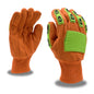 Cordova HI-VIS Orange Double Palm, Polyester/cot #2800TPR