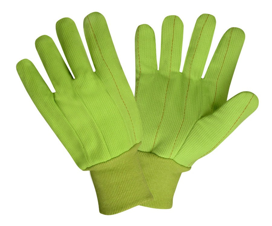 Cordova HI-VIS Lime Double Palm, Polyester/cotto #2810CD