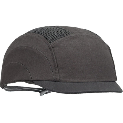 JSP 282-AAL130 – Essential Baseball Style Bump Cap with HDPE Protective Liner and Adjustable Back - Micro 1" Brim
