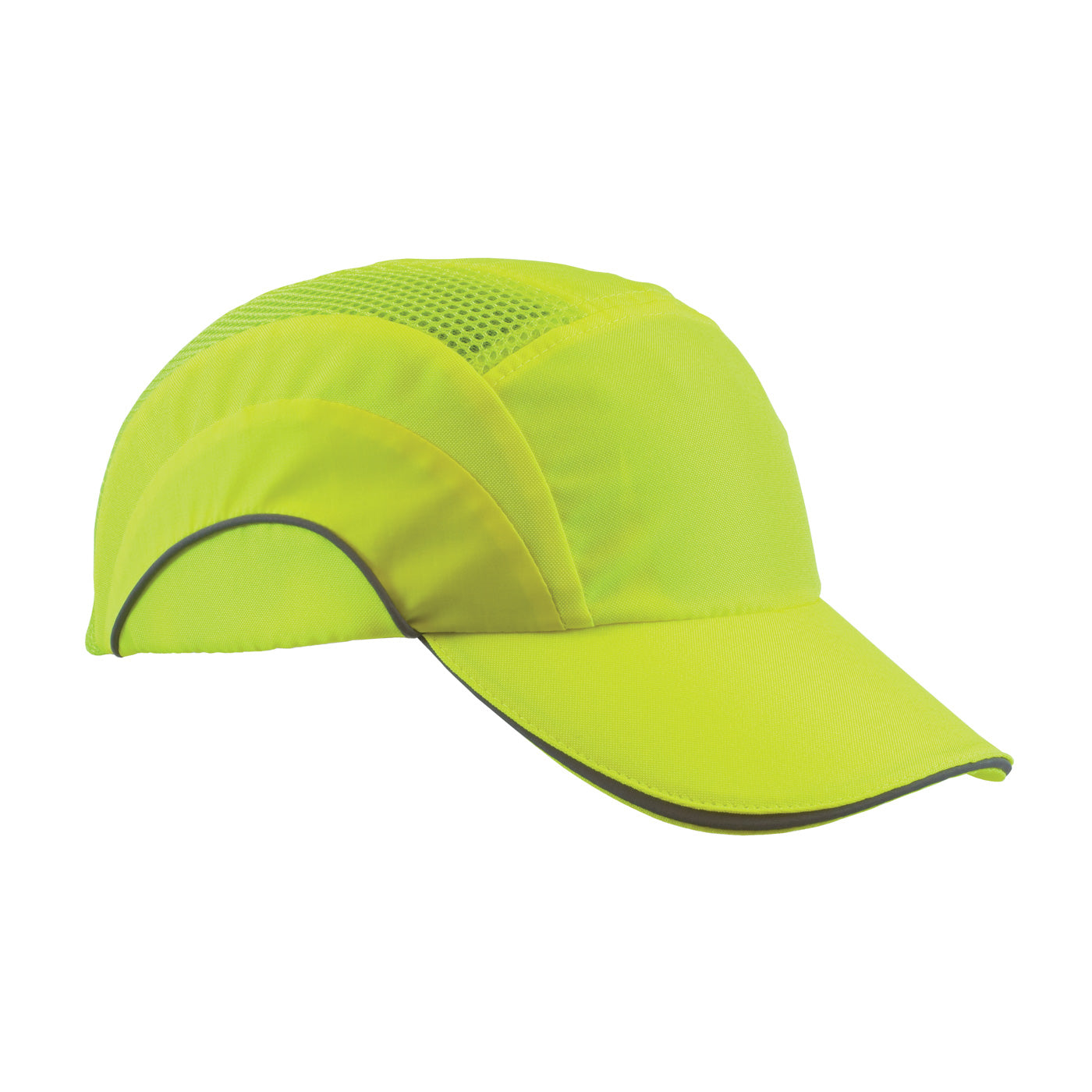 JSP 282-ABR170-LY – Hi-Vis Baseball Style Bump Cap with HDPE Protective Liner and Adjustable Back