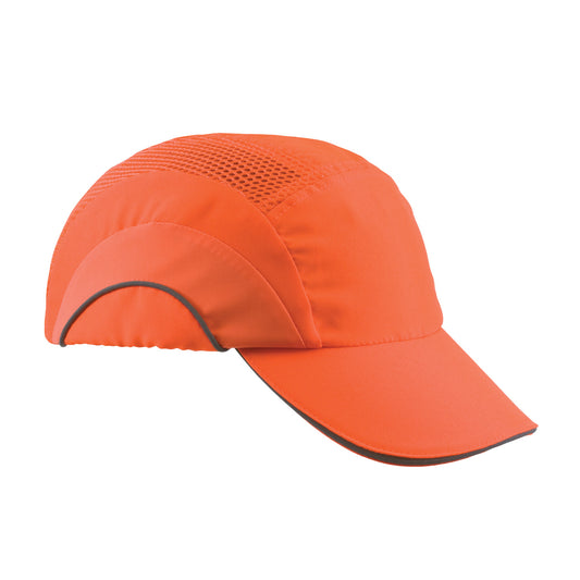 JSP 282-ABR170-OR – Hi-Vis Baseball Style Bump Cap with HDPE Protective Liner and Adjustable Back