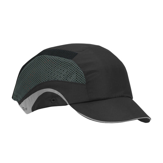 JSP 282-AES150 – Lightweight Baseball Style Bump Cap with HDPE Protective Liner and Adjustable Back - Short Brim